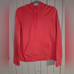 🪸 Coral Hoodie Sweatshirt w/ Drawstring & Front Pocket EUC